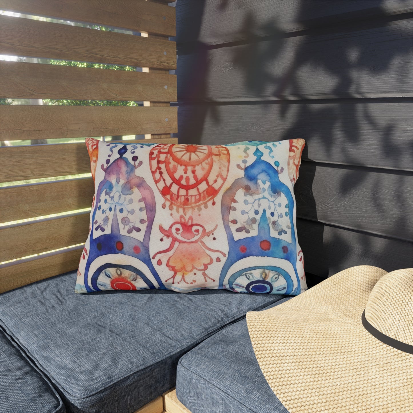Omen of Hands.Outdoor Pillows