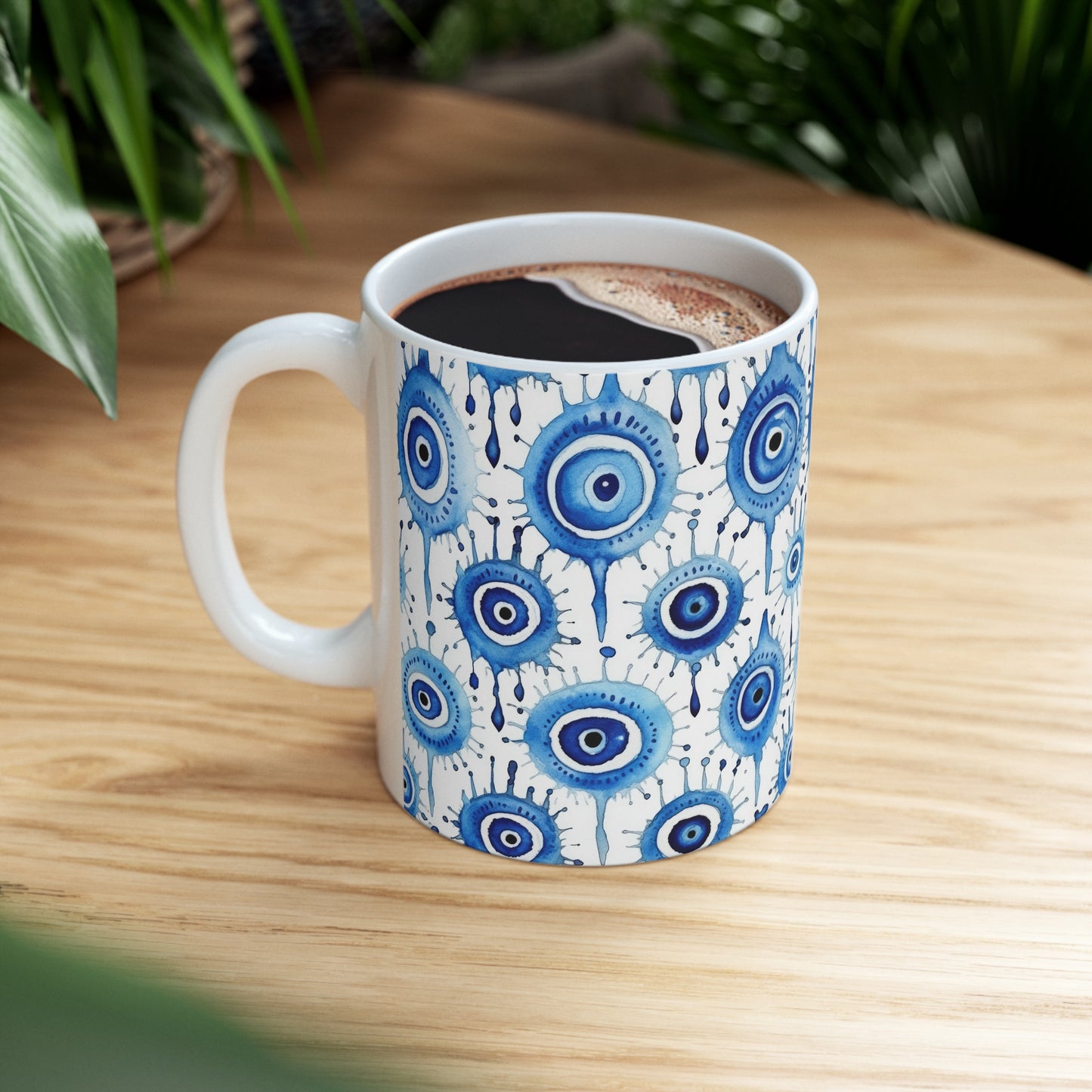 Evil Eye Cry. Ceramic Mug 11oz.