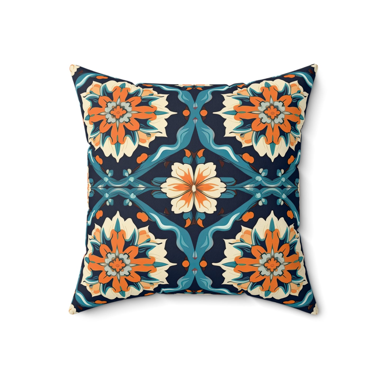 Celestial Carpet Concerto . Spun Polyester Square Pillow