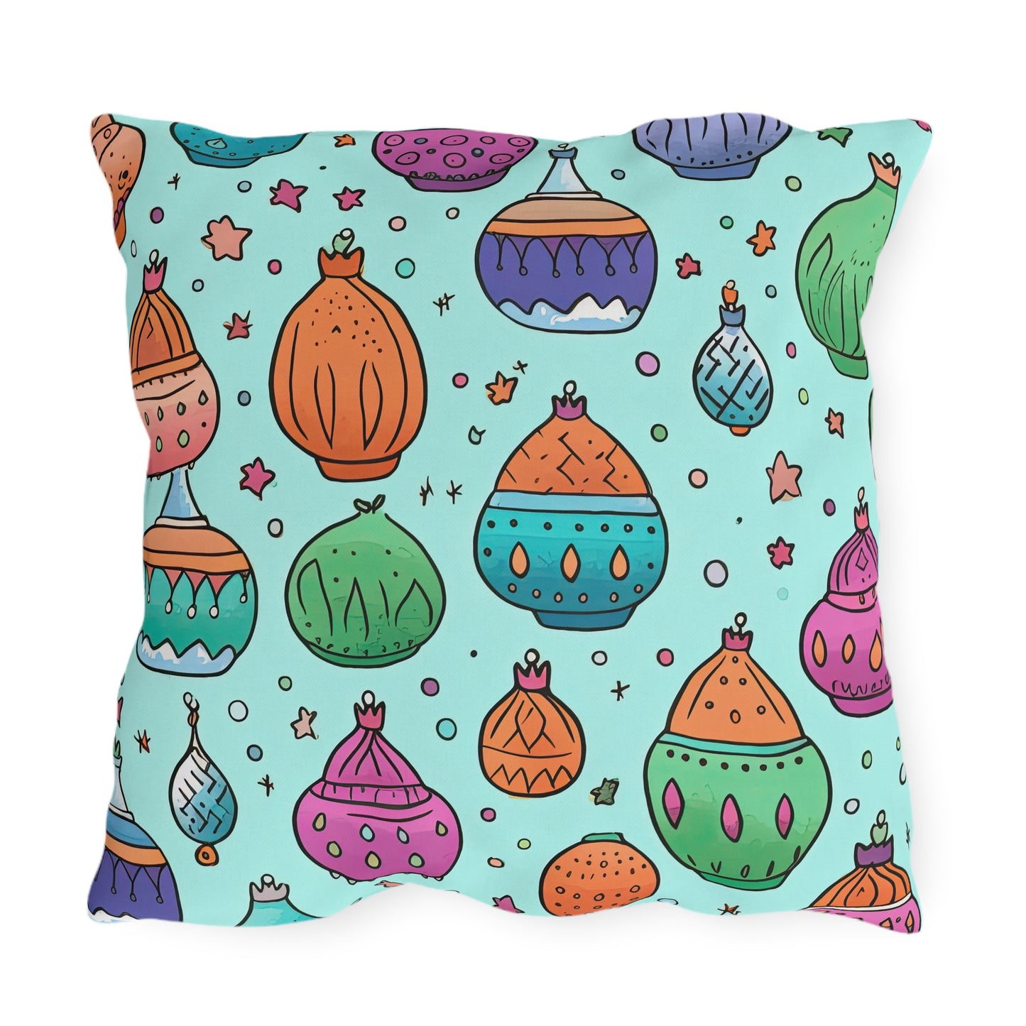 Serenade in Souk . Outdoor Pillows