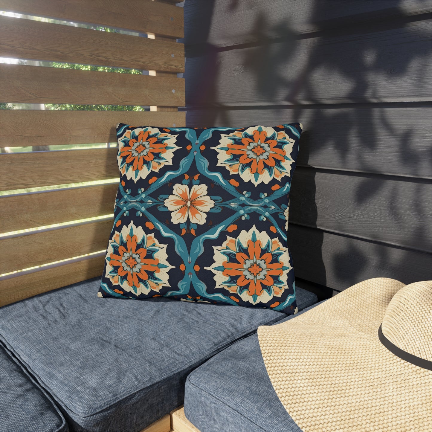 Celestial Carpet Concerto . Outdoor Pillows