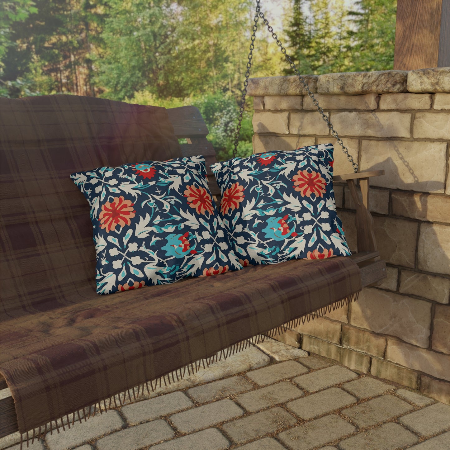 Nomadic Nightscape .Outdoor Pillows