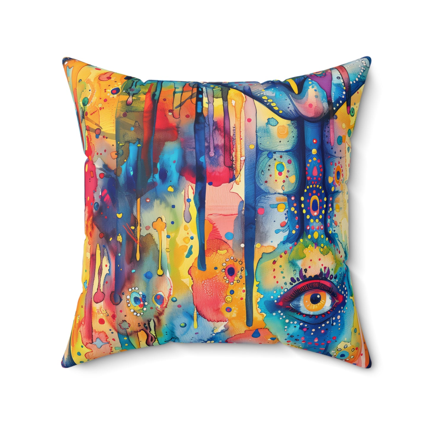 Hamsa Jewelburst- Decorative Spun Polyester Cushion