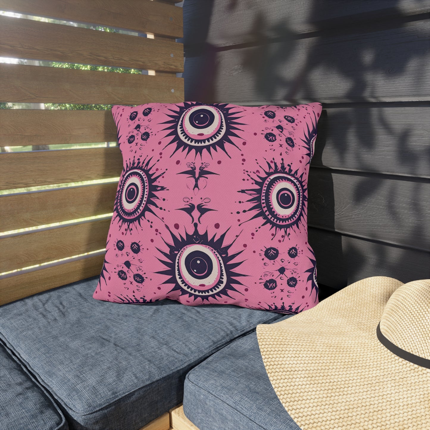 Sinuous Specter. Outdoor Pillows
