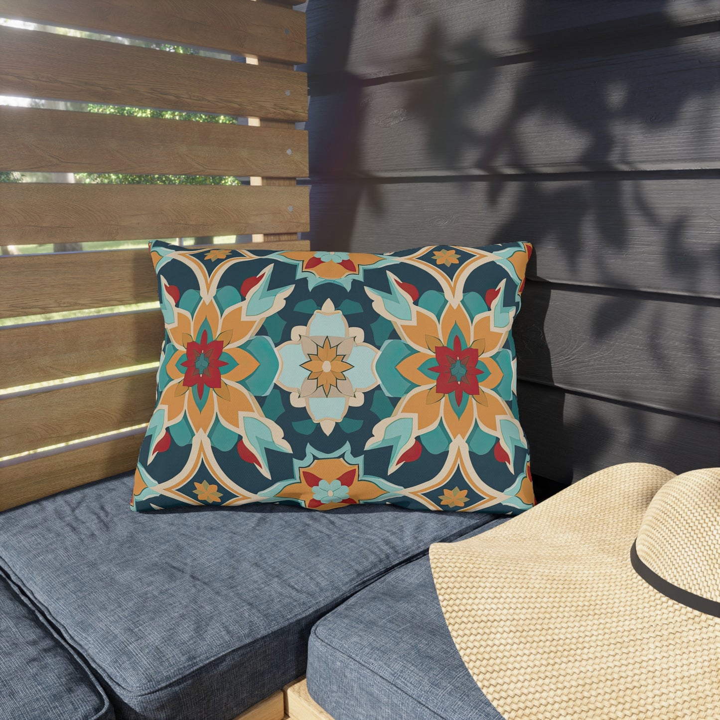 Serenade in Souk . Outdoor Pillows