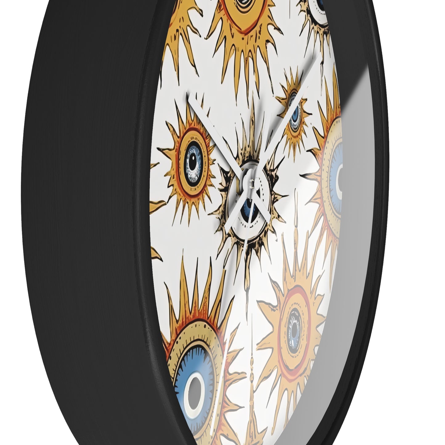 Ethereal Eyeful. Artful Evil Eye Wall Clock – Timekeeping with Protective Meaning. Wall Clock.