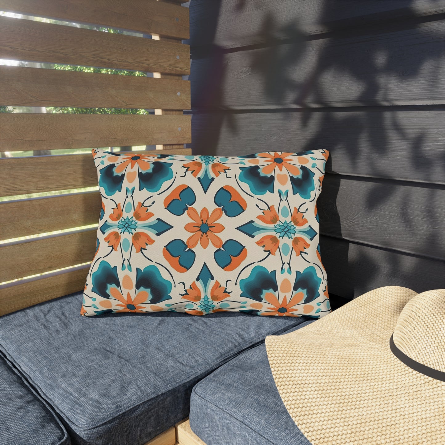 Meditative Medina Montage. Outdoor Pillows