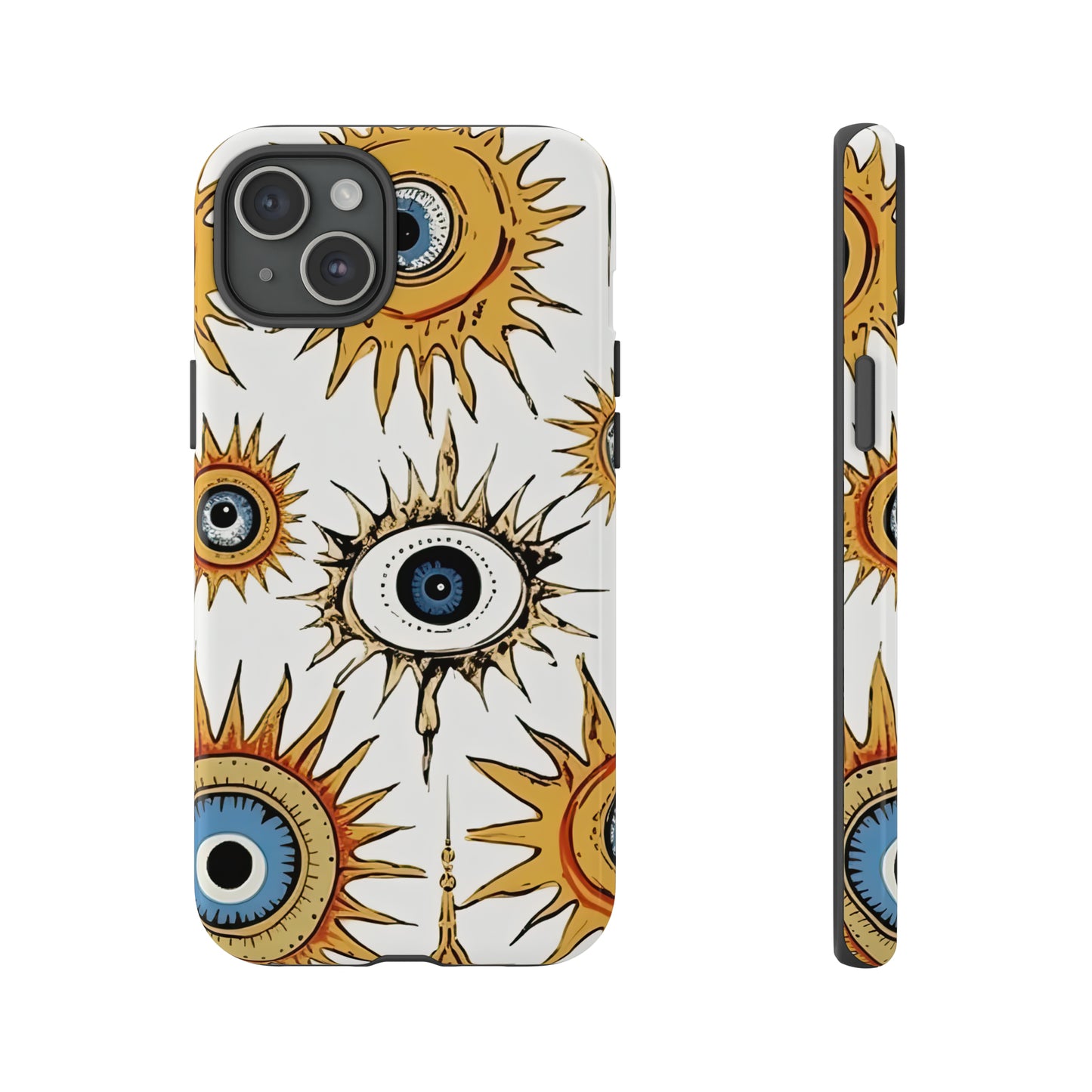 Ethereal Eyeful. Evil eye Inspired phone case. – Artistic Expression Meets ProtectionTough Case