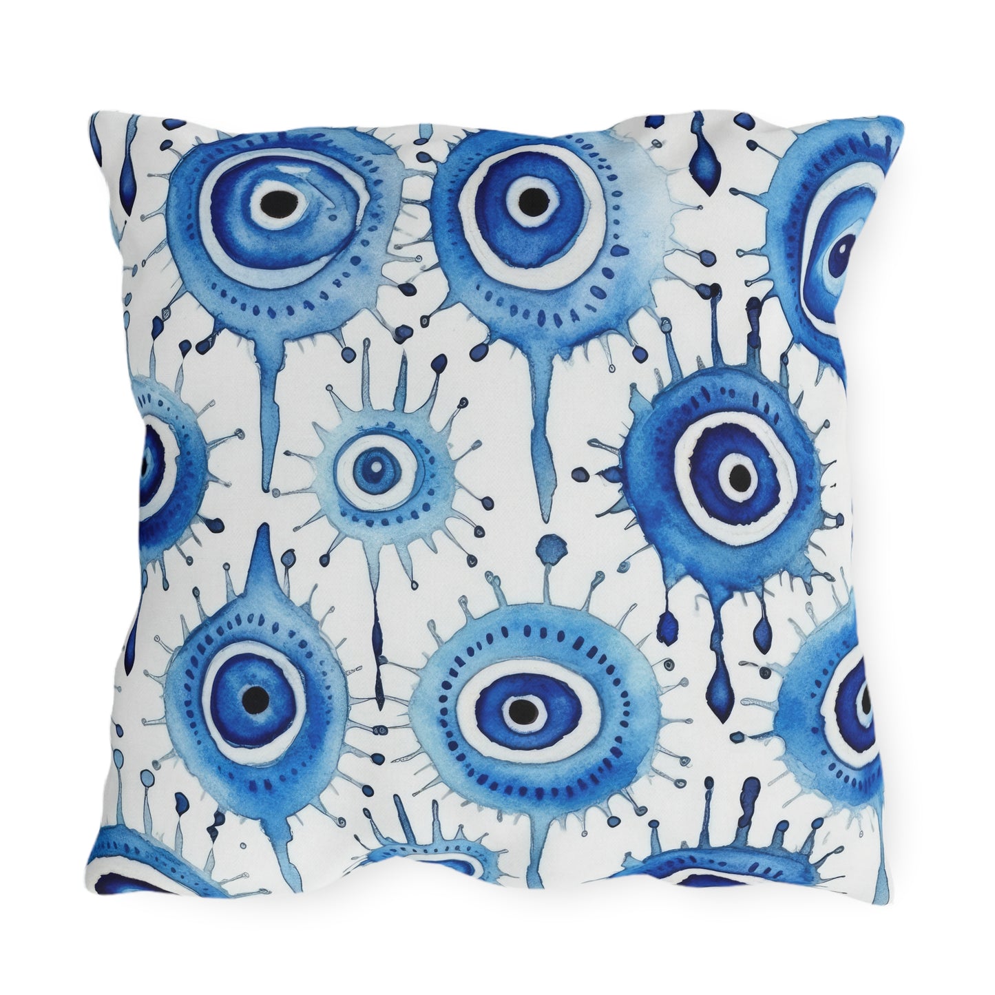 Evil Eye Cry. Outdoor Pillows