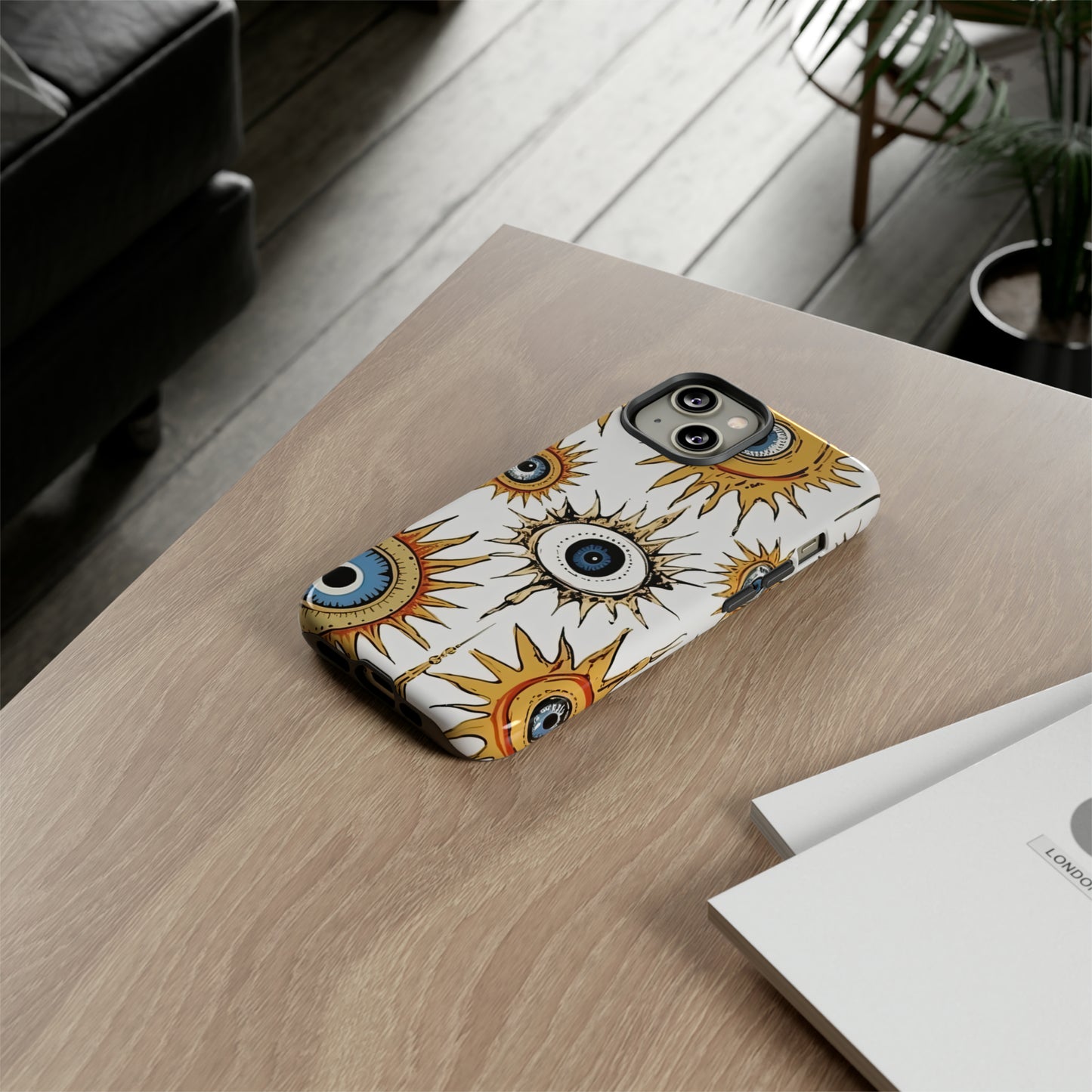 Ethereal Eyeful. Evil eye Inspired phone case. – Artistic Expression Meets ProtectionTough Case