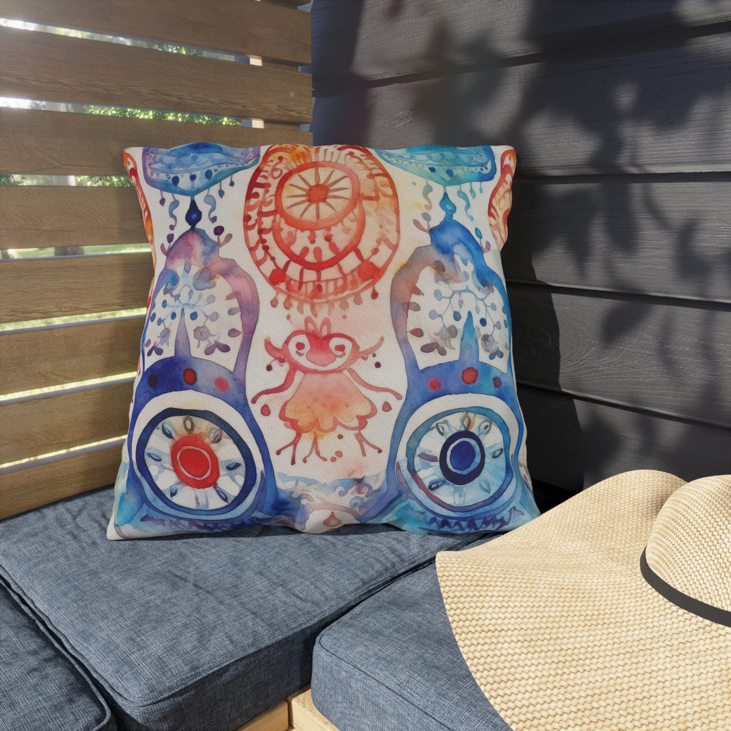 Omen of Hands.Outdoor Pillows
