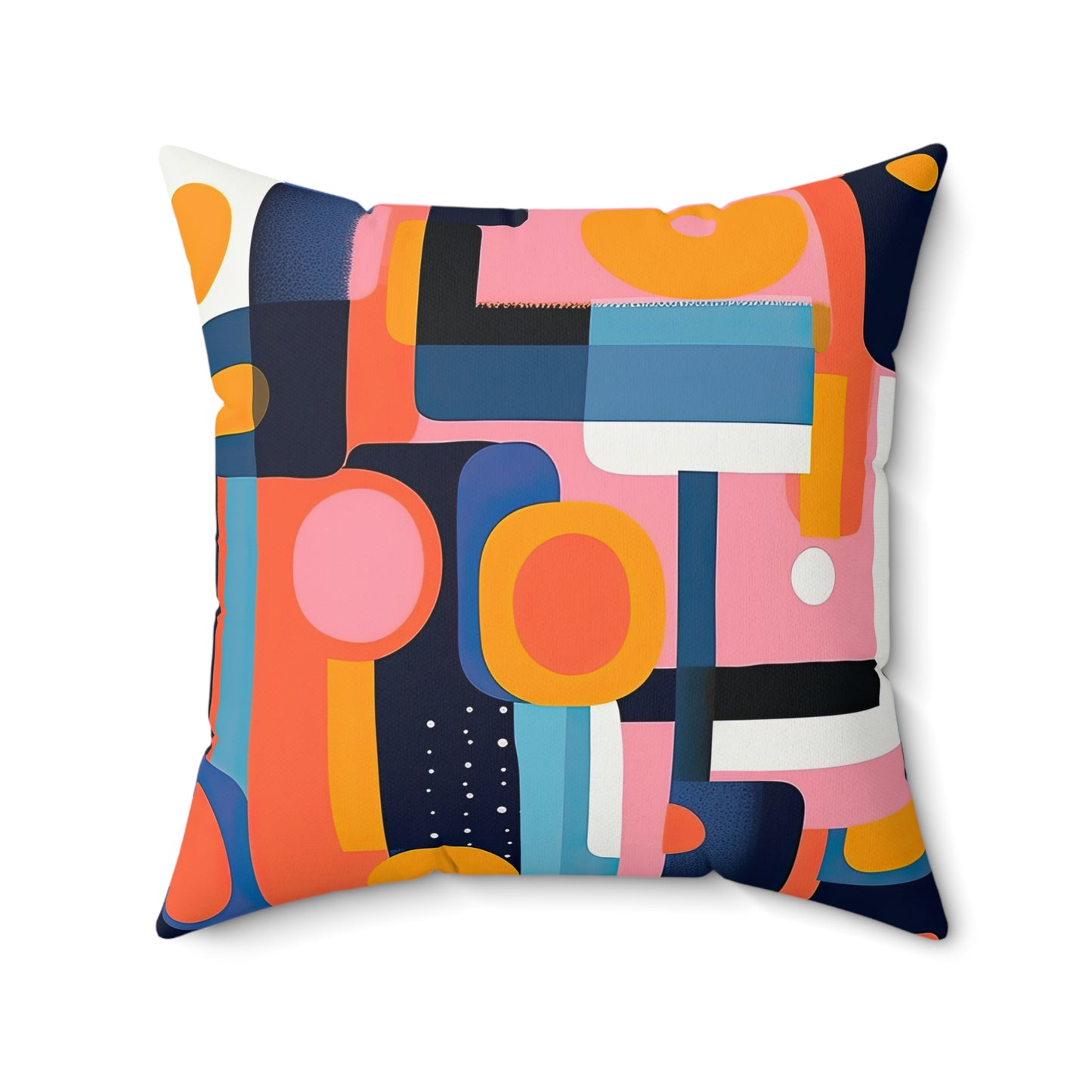 Etheric Elegance. Nostalgia Meets Future Spun Polyester Square Pillow