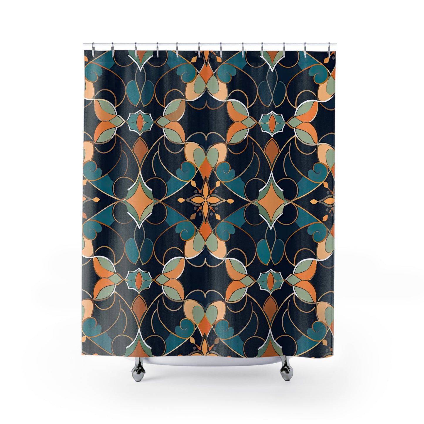 Moroccan Midnight . Shower Curtains