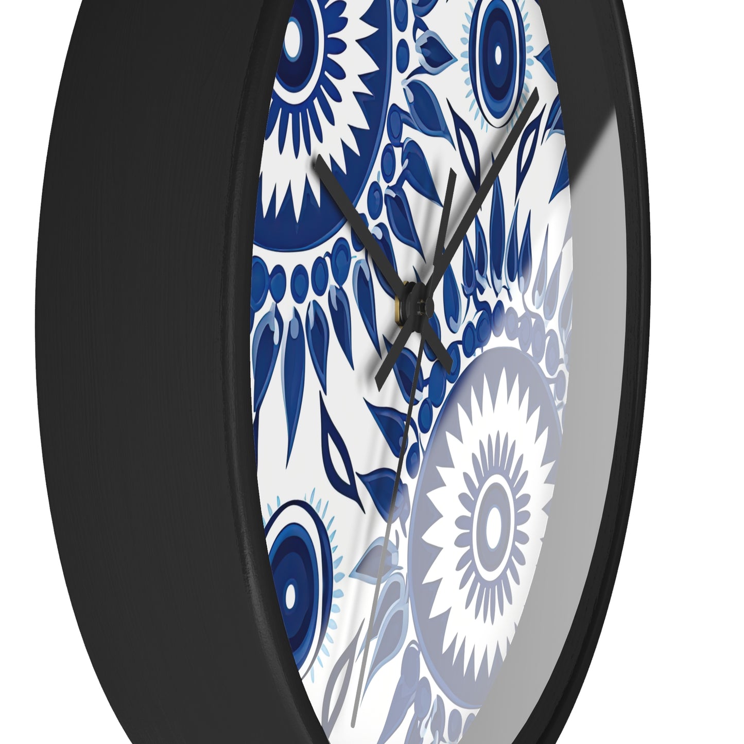Cursed Charms.Evil Eye inspired. Timeless Symbolism with Artistic Expression. Wall Clock.
