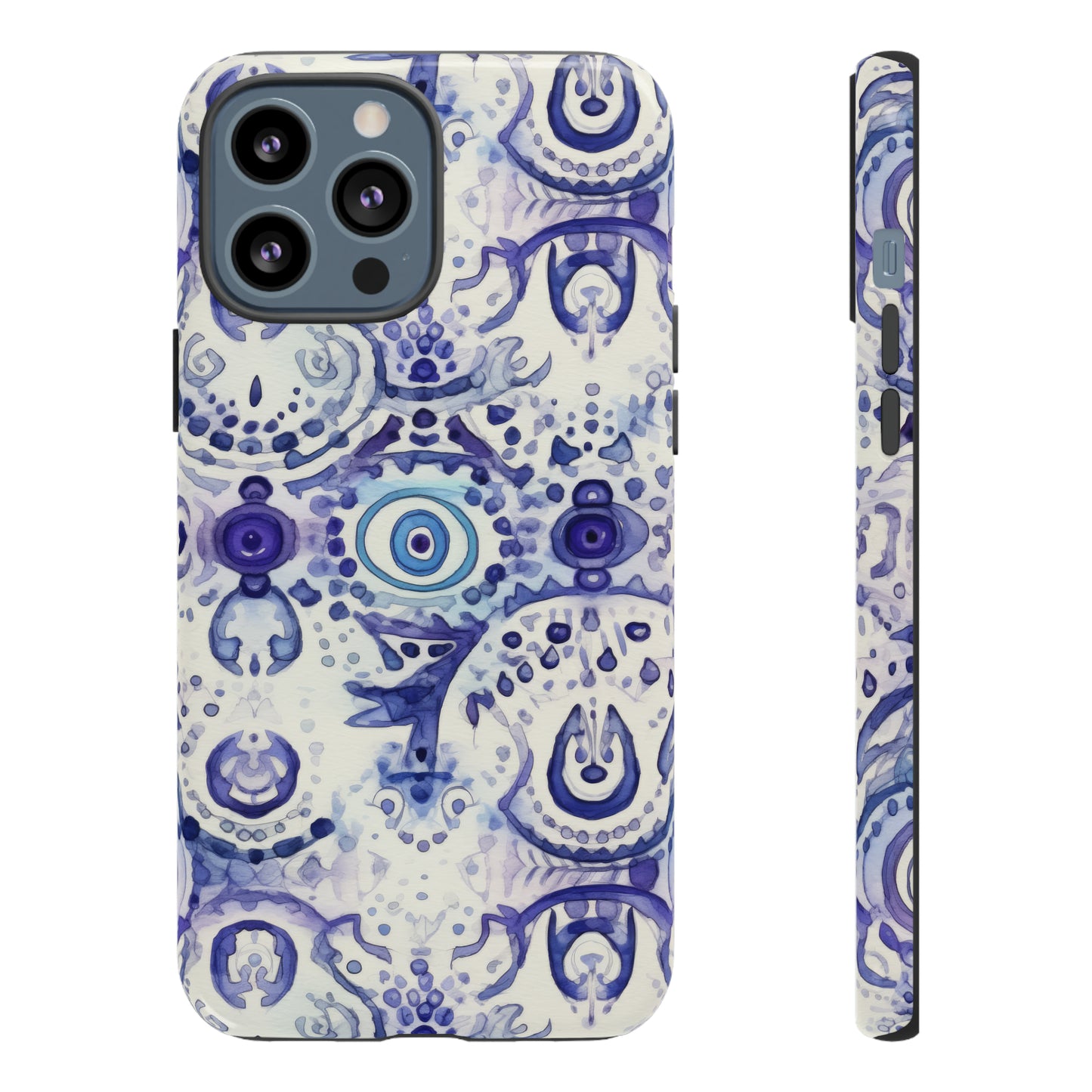 Hamsa Enigma. Evil eye Inspired phone case. – Artistic Expression Meets Protection. Tough Cases
