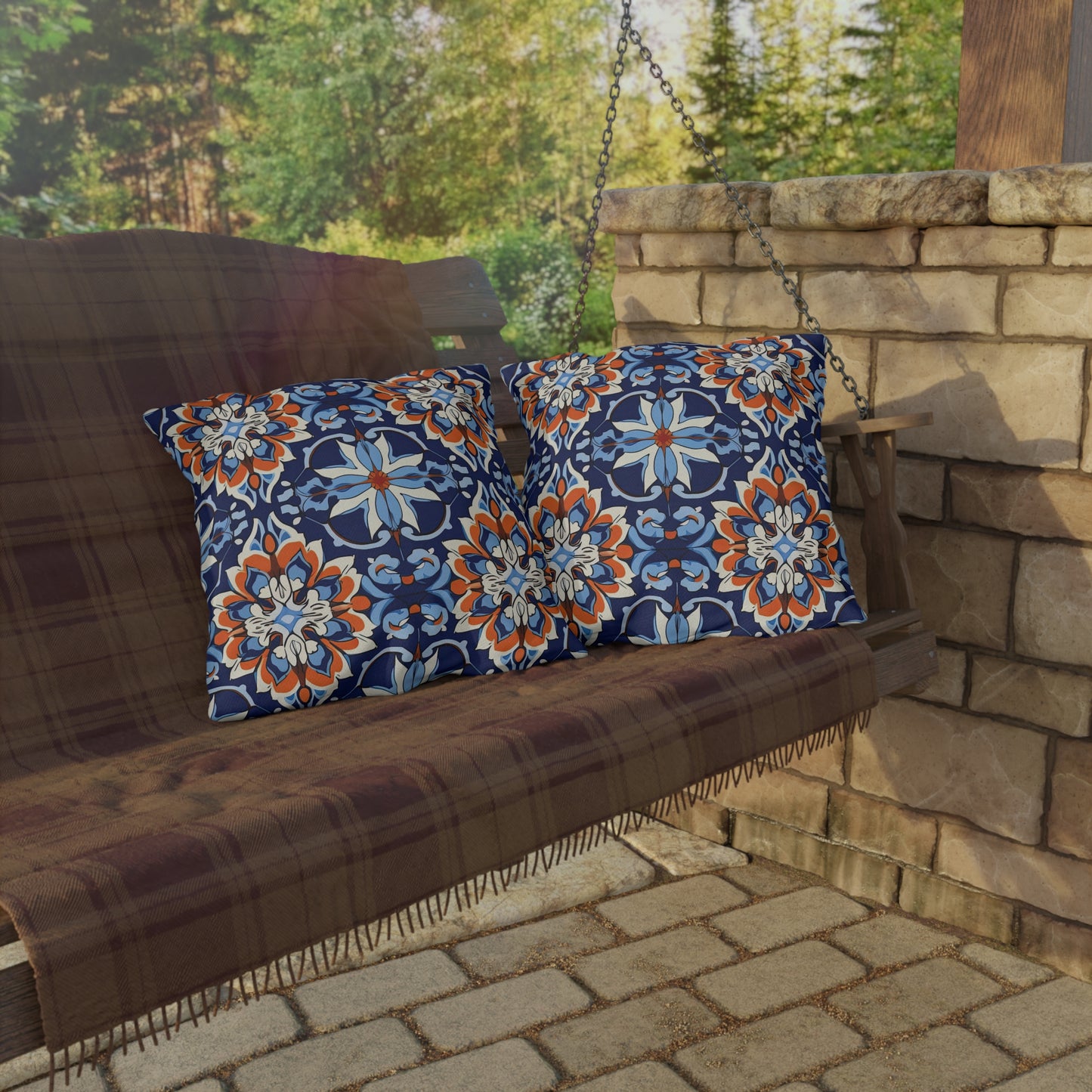 Souk Shadows Sonata. Outdoor Pillows