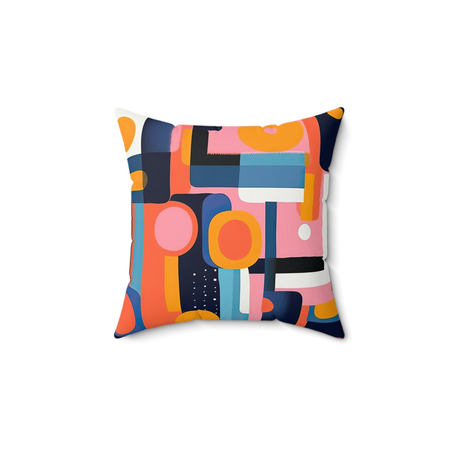 Etheric Elegance. Nostalgia Meets Future Spun Polyester Square Pillow