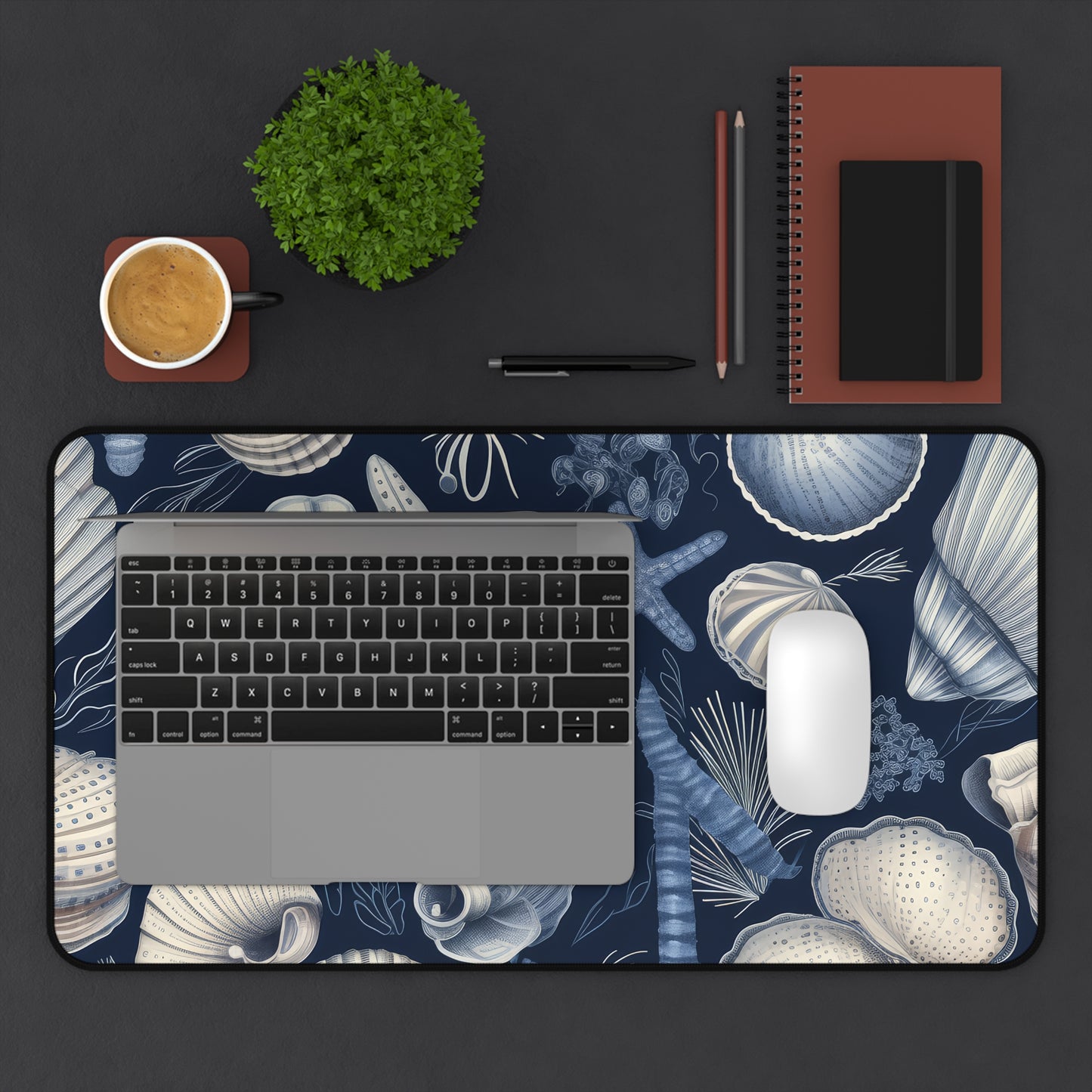 Sea Dive. Desk Mat - Stylish Office Organizer