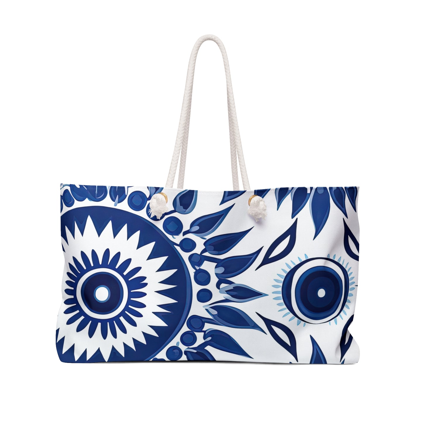 Cursed Charms. –Evil eye style. Travel Stylishly with Protective Intent. Weekender Bag.