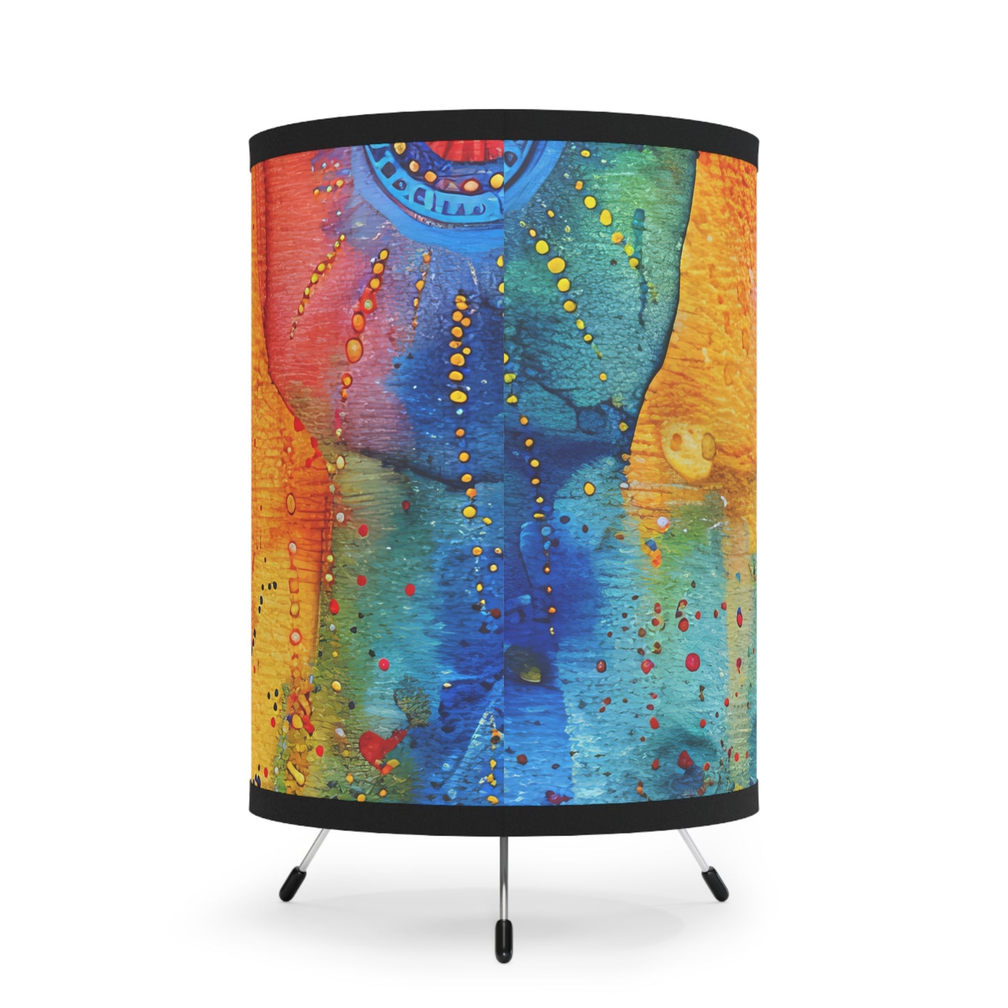 Hamsa Dreamscape-. Modern Tripod Lamp