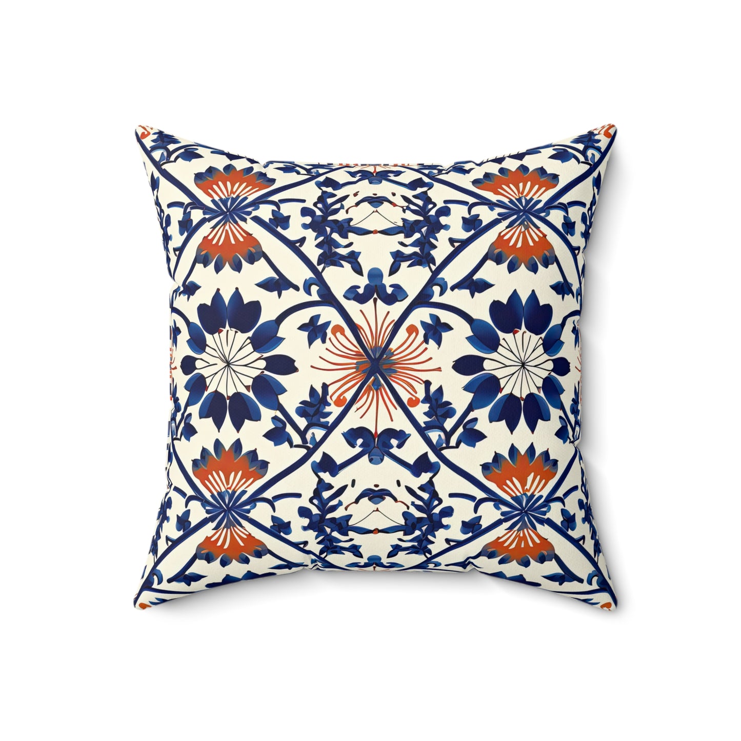 Berber Bliss Ballet. Spun Polyester Square Pillow