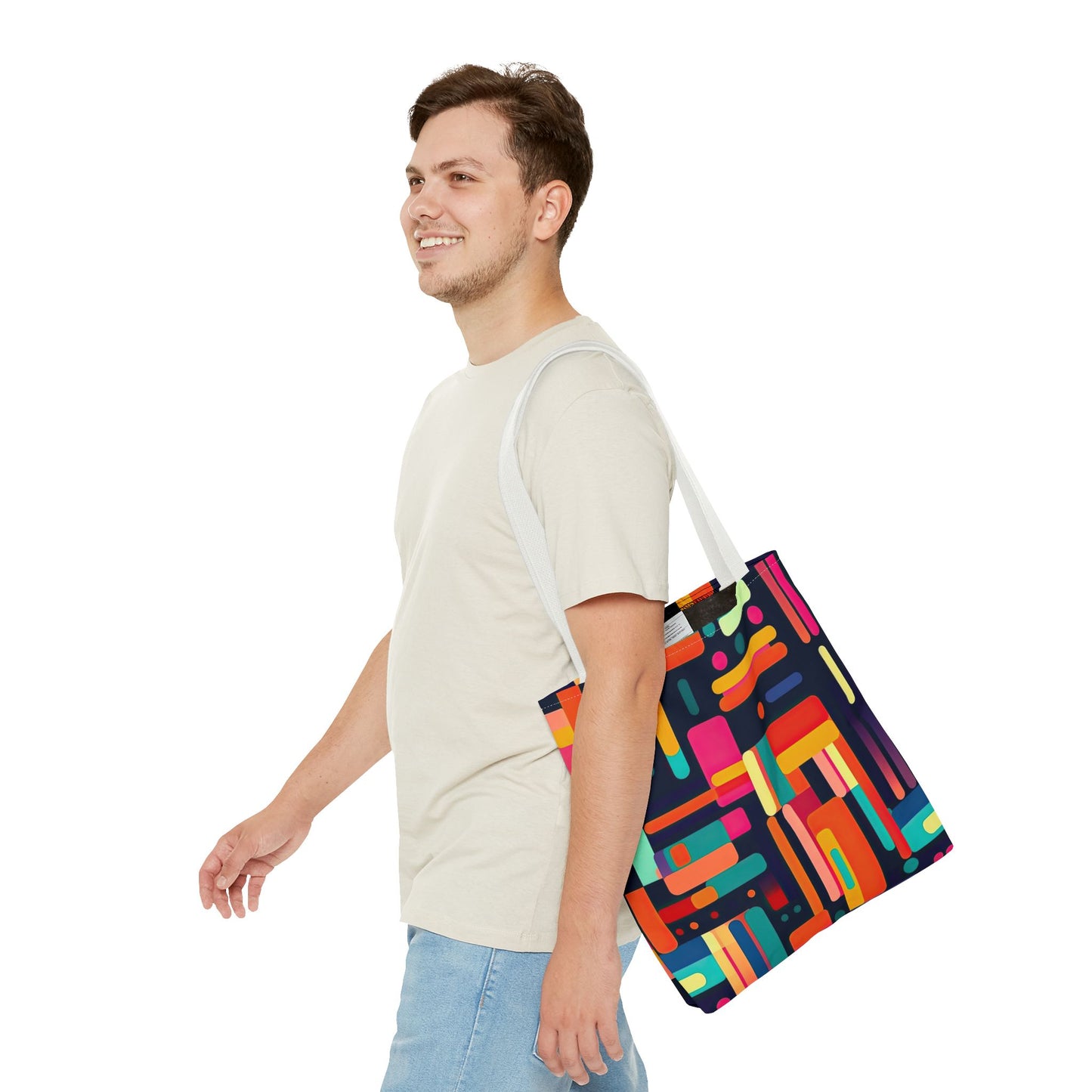 Cybernetic Nostalgia. Tote Bag for Everyday Use