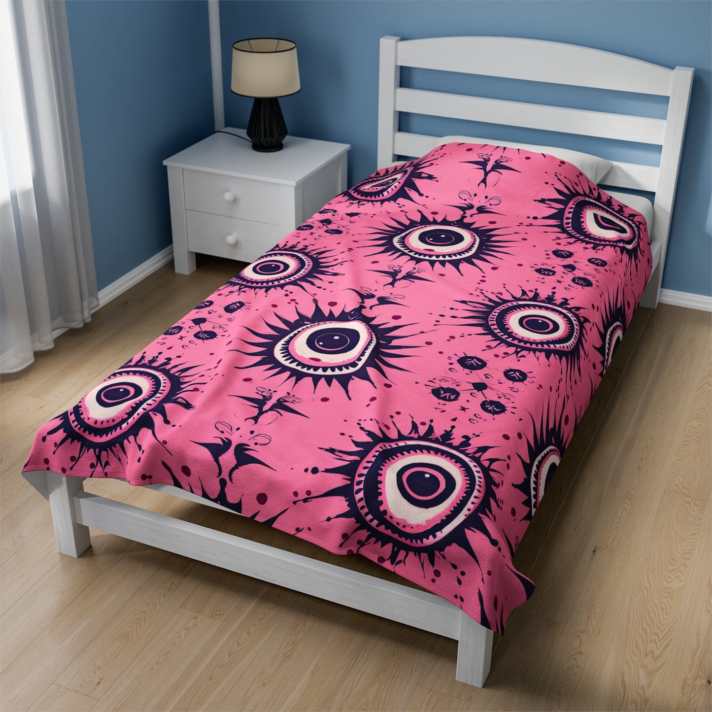 Sinuous Specter. Velveteen Plush Blanket.