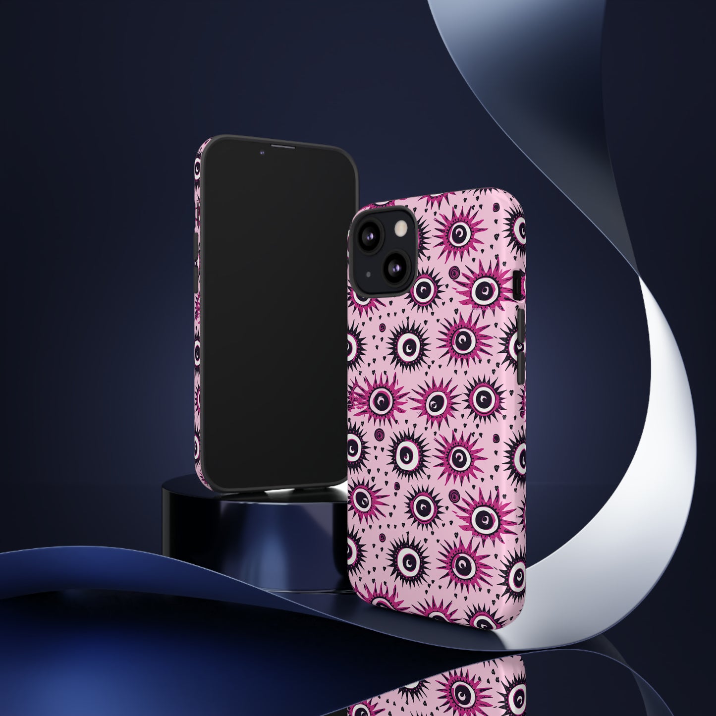 Evil Pink Eye. Evil eye Inspired phone case. – Artistic Expression Meets ProtectionTough Cases
