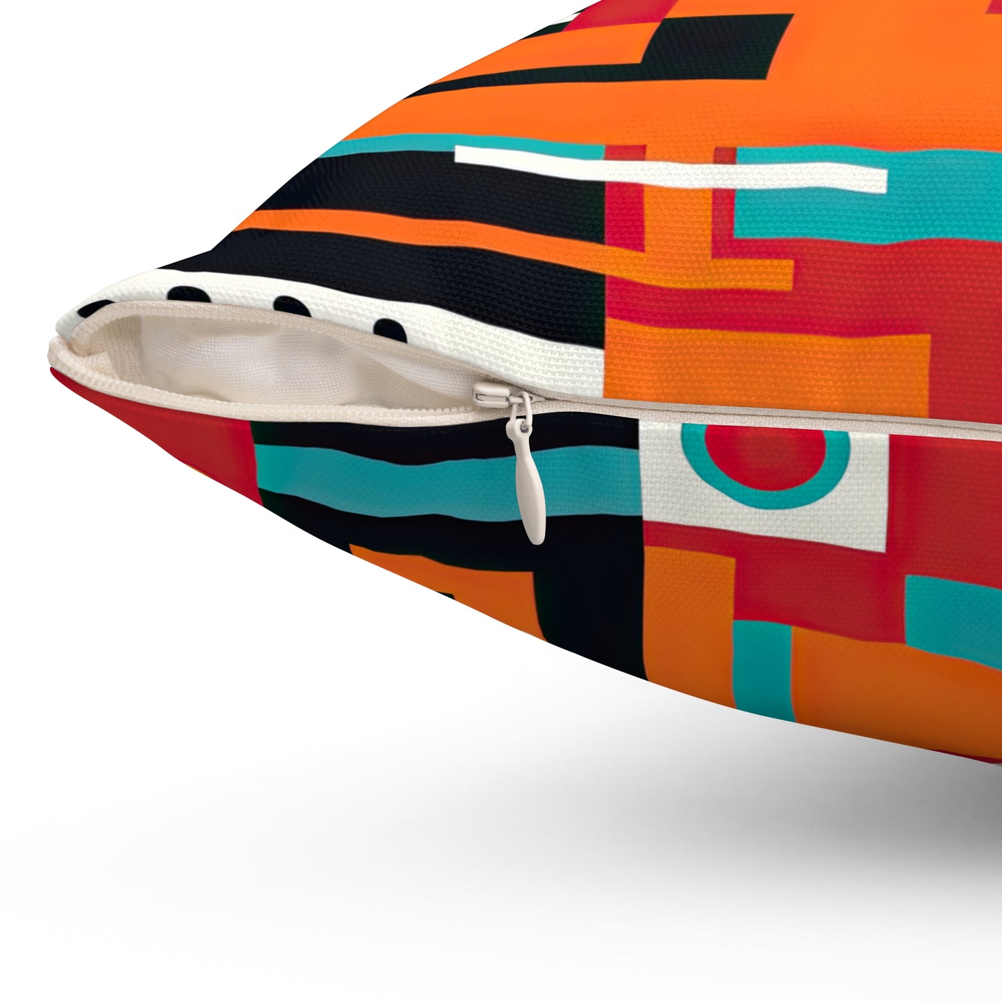 Quantum Reverie. Retro Avant-Garde Spun Polyester Square Pillow