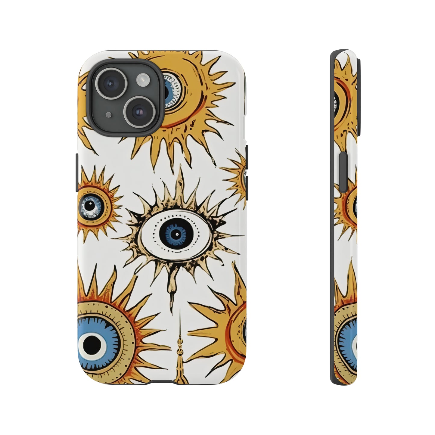 Ethereal Eyeful. Evil eye Inspired phone case. – Artistic Expression Meets ProtectionTough Case
