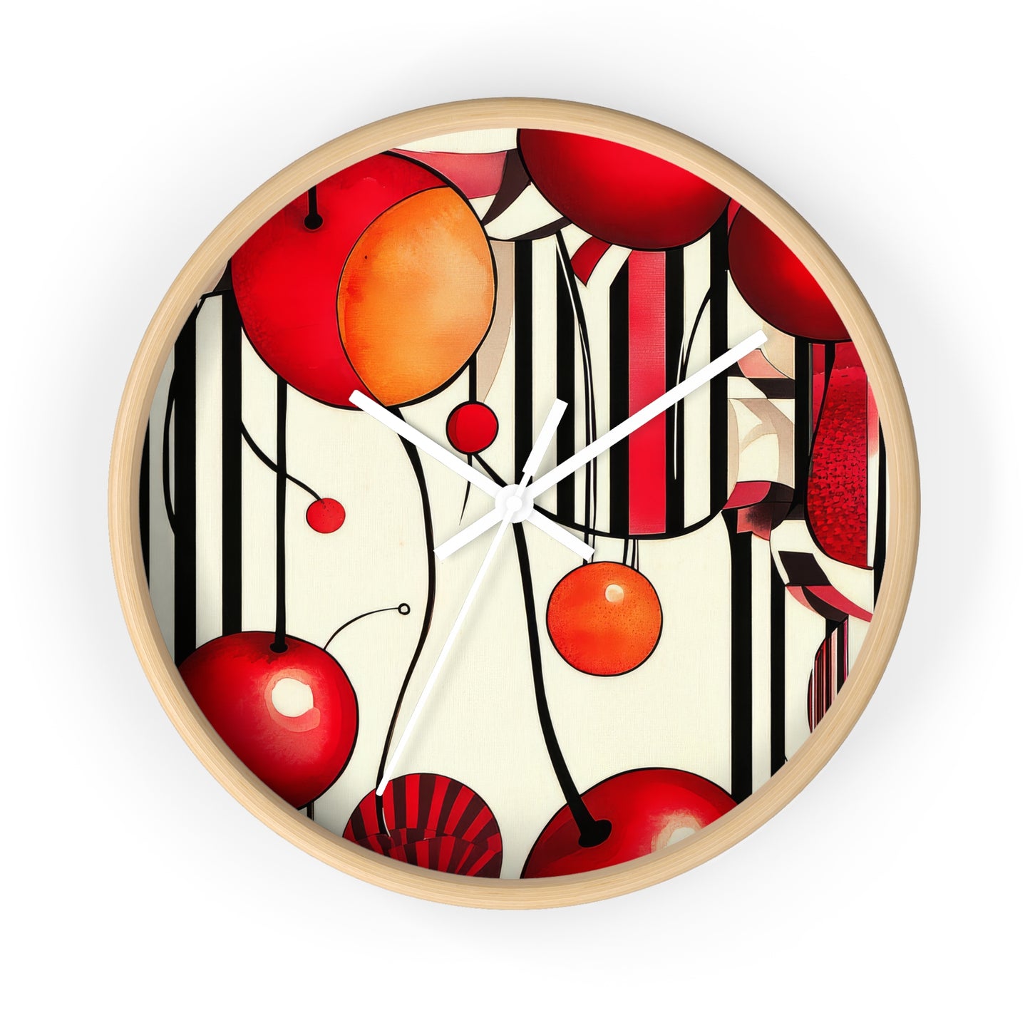 CherryBalm. Wall Clock - Artistic Home Decor