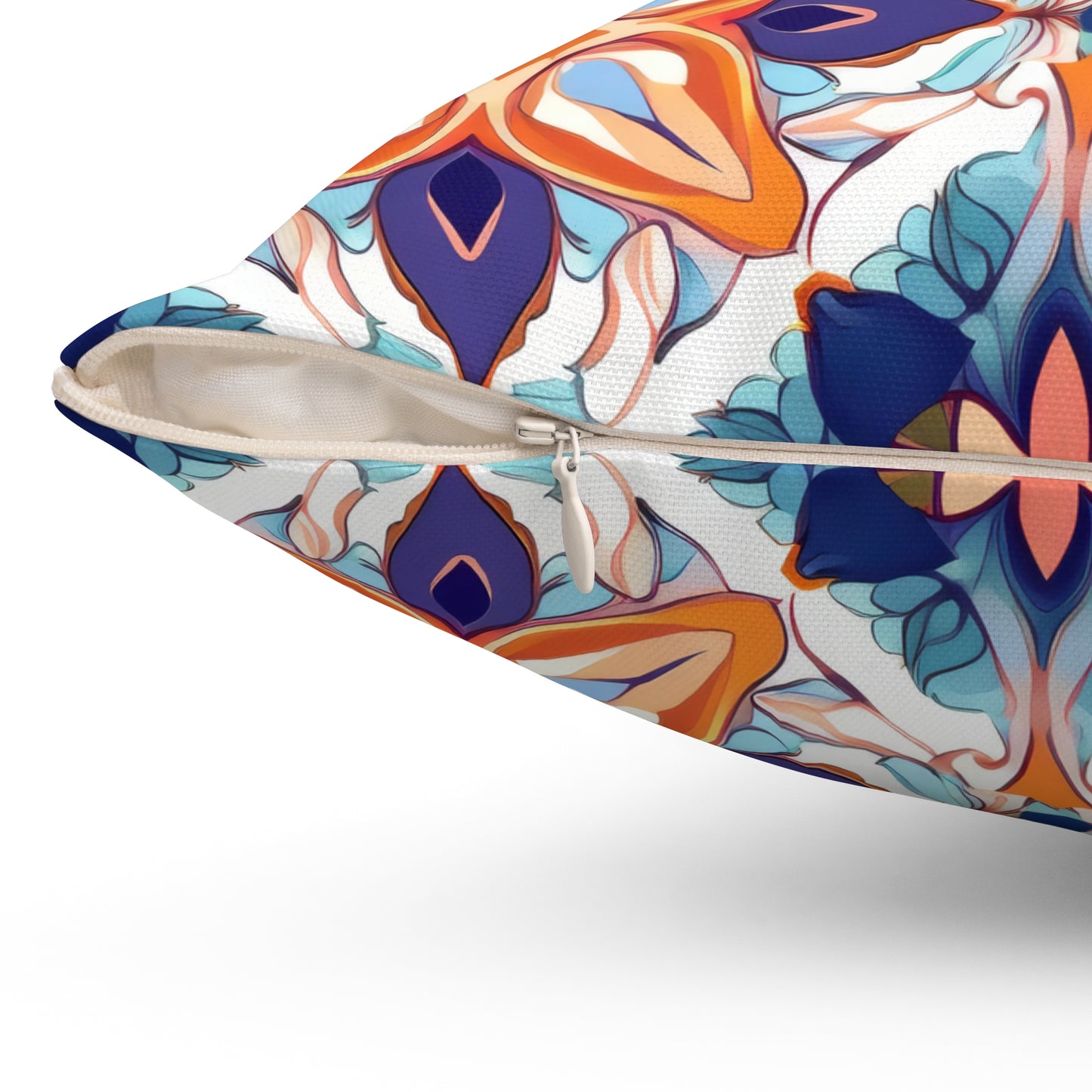 Moroccan Moonlight Sonata . Spun Polyester Square Pillow
