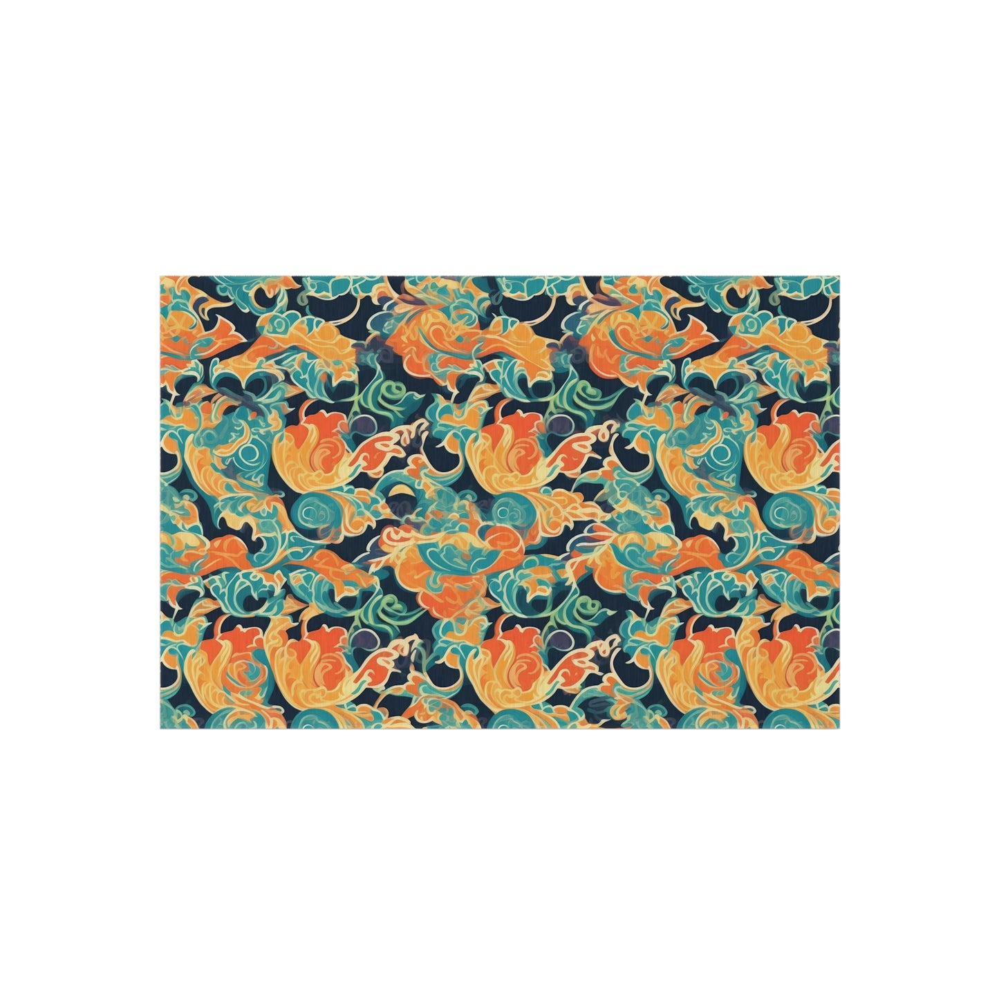 Tangerine Twilight Tapestry