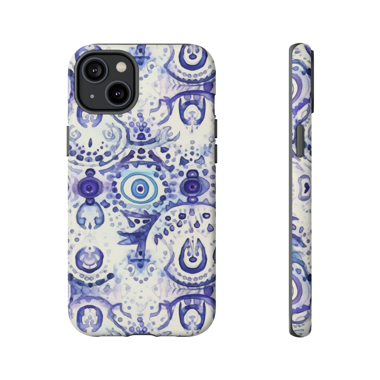 Hamsa Enigma. Evil eye Inspired phone case. – Artistic Expression Meets Protection. Tough Cases