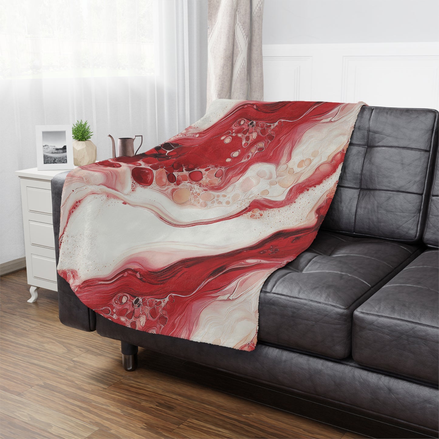 CherryAurora. Cozy Artistic Microfiber Blanket -