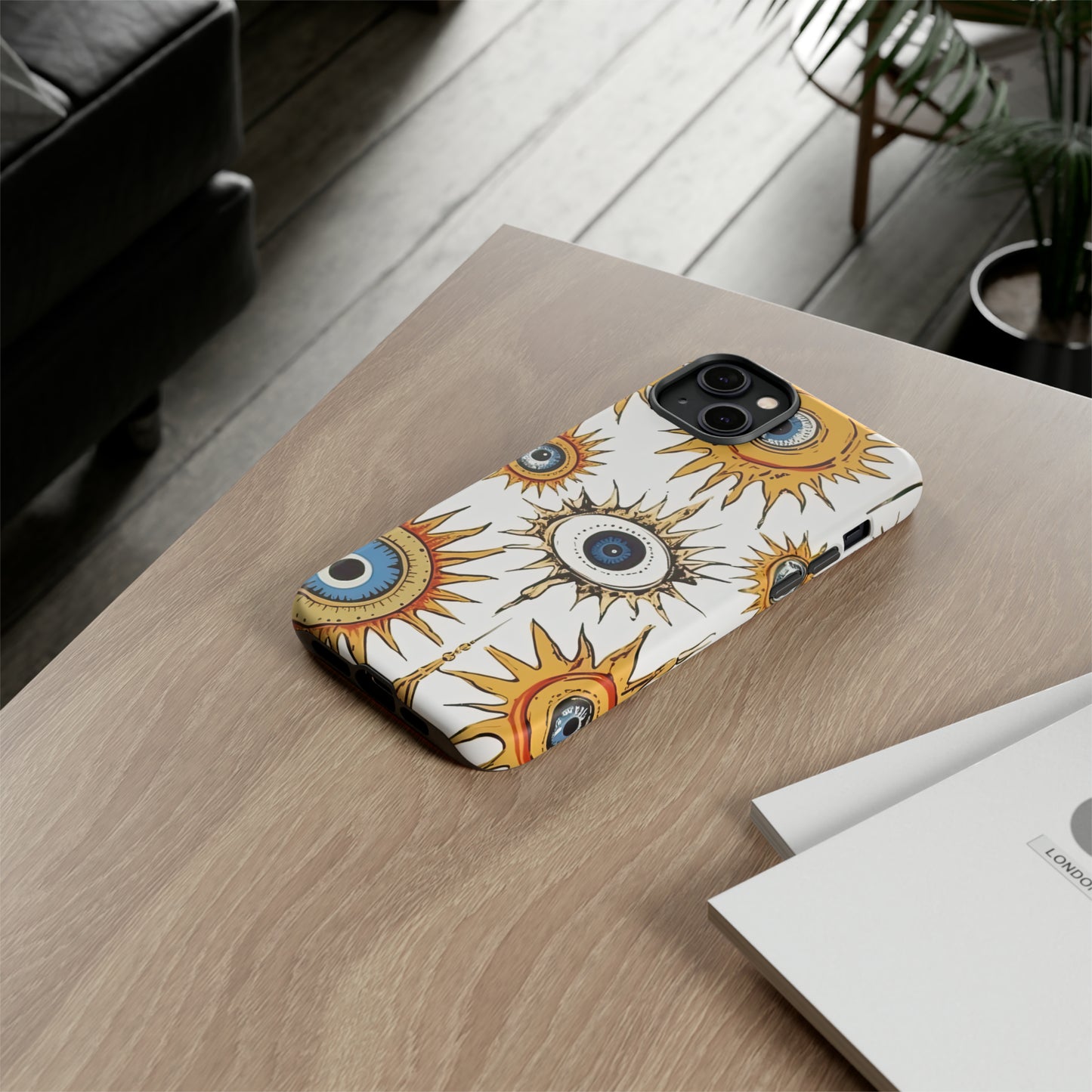 Ethereal Eyeful. Evil eye Inspired phone case. – Artistic Expression Meets ProtectionTough Case