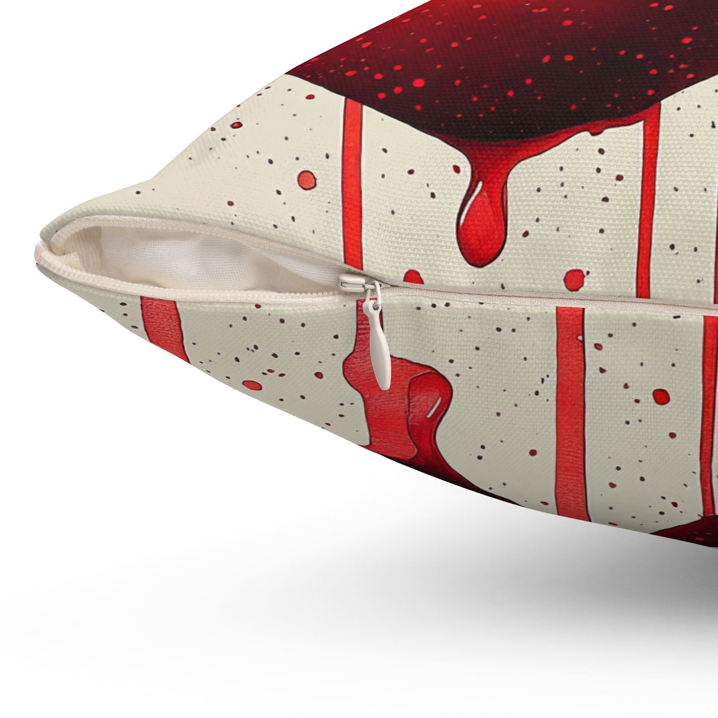 Cherry Drip - Decorative Spun Polyester Cushion