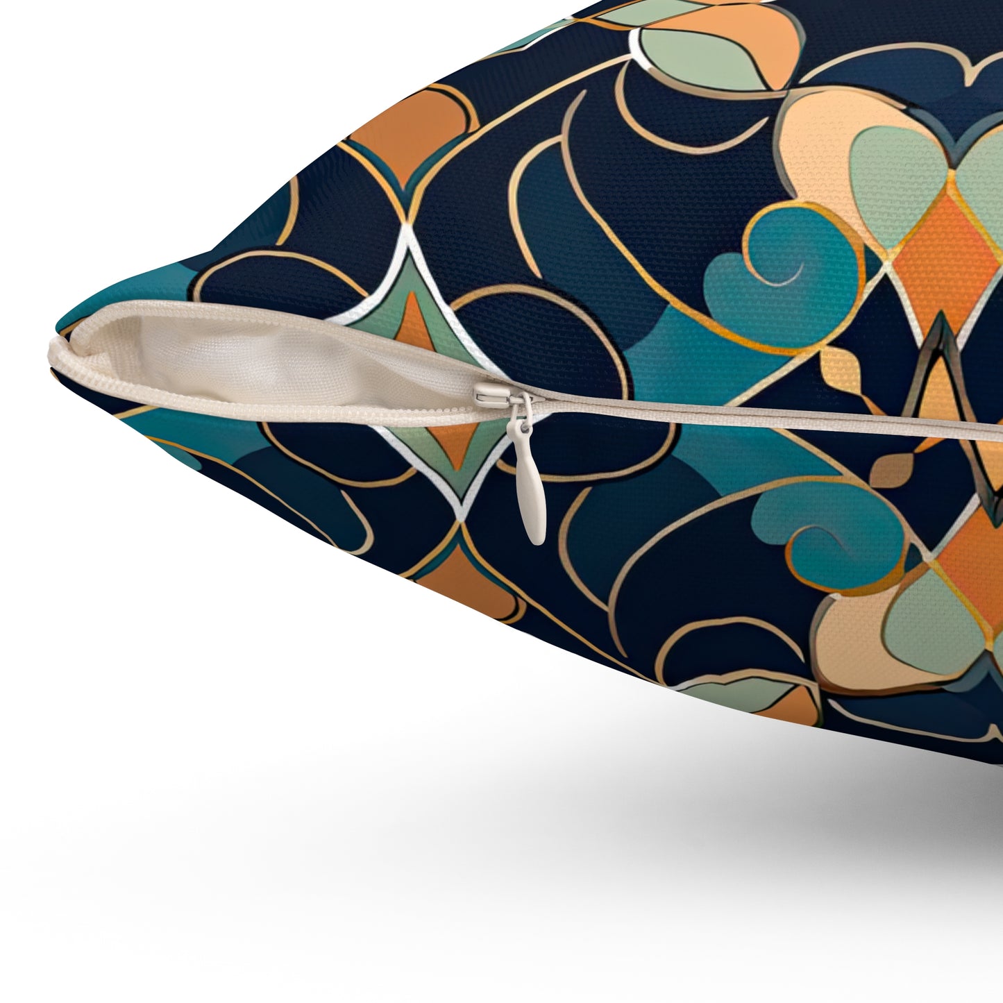 Moroccan Midnight . Spun Polyester Square Pillow
