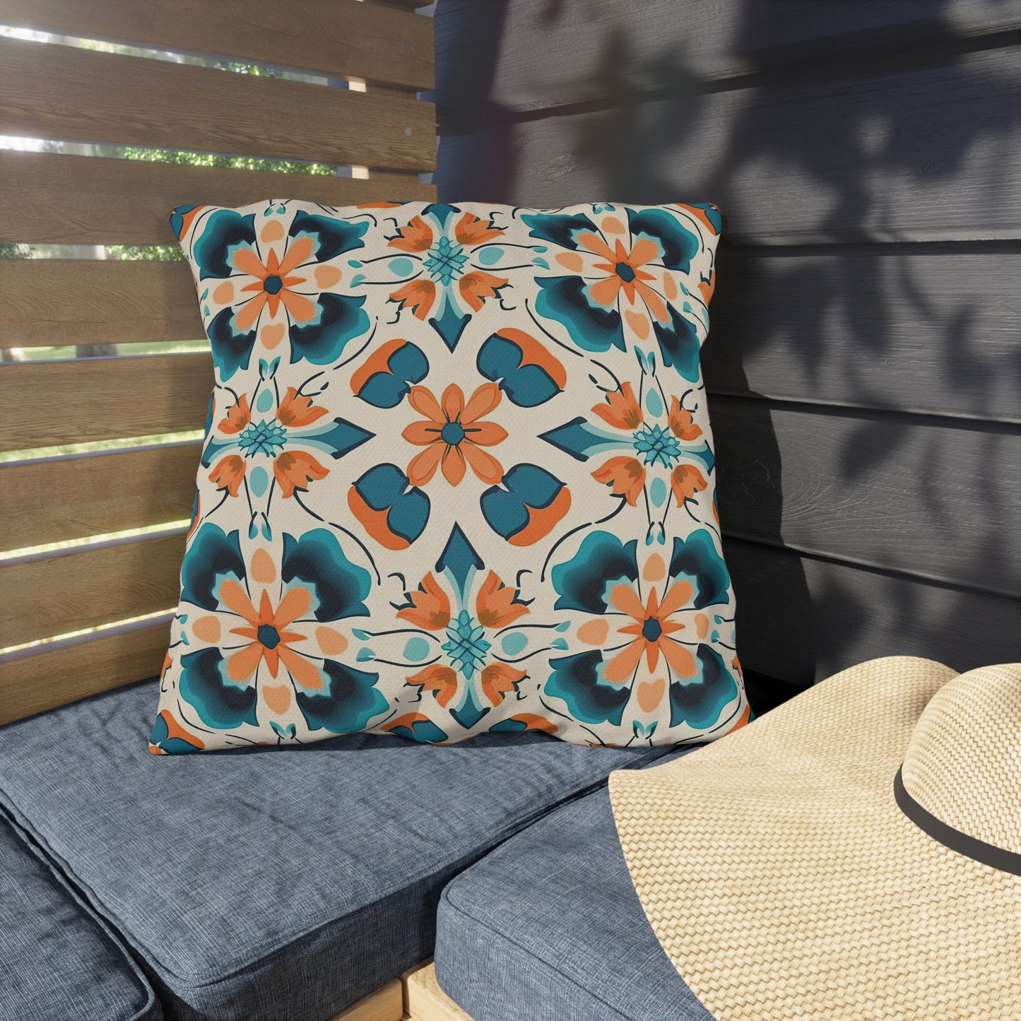 Meditative Medina Montage. Outdoor Pillows