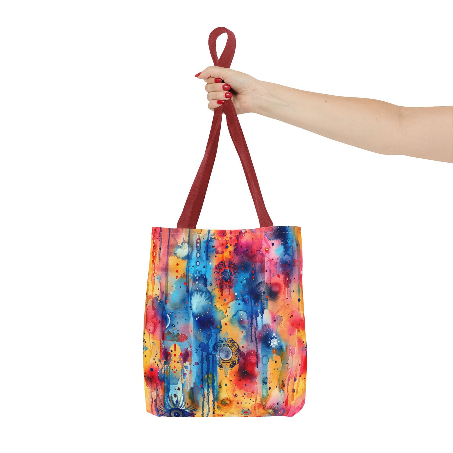 Hamsa bright Aura. Tote Bag for Everyday Use