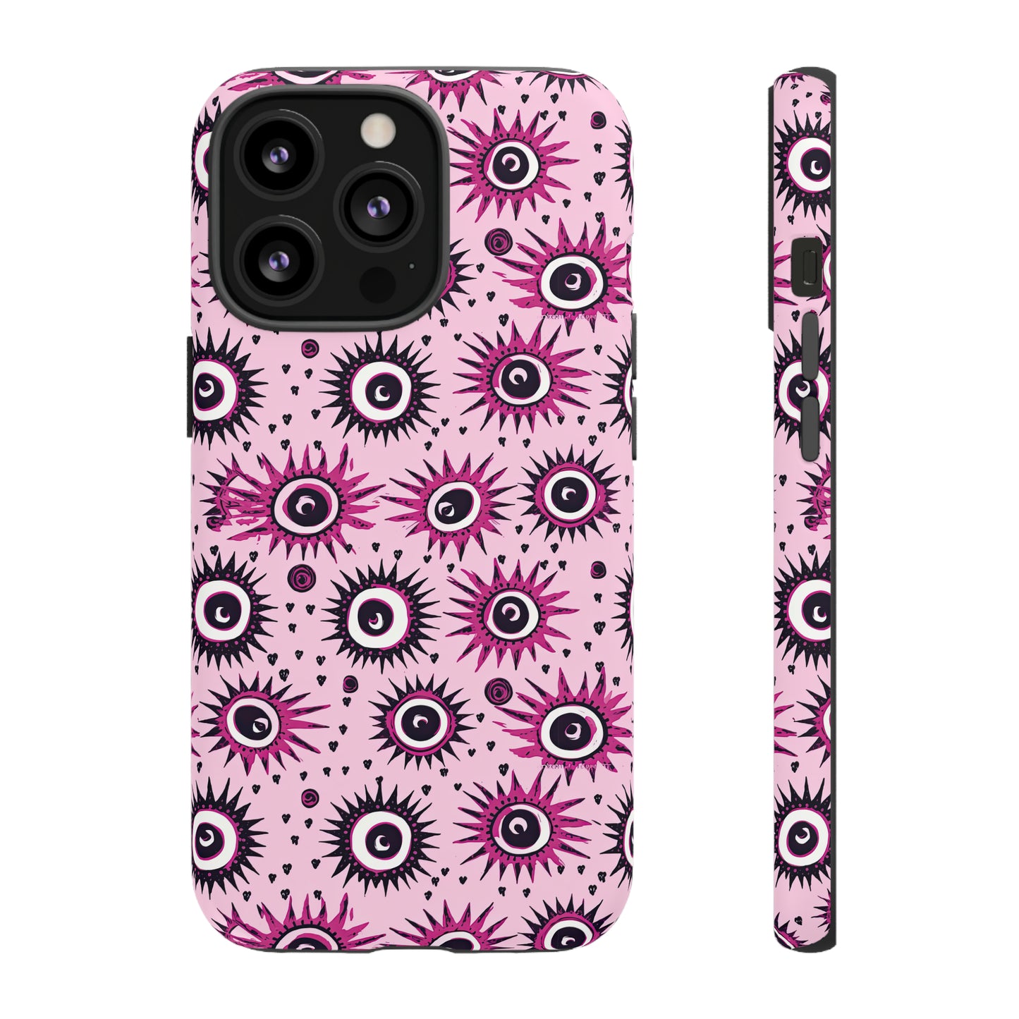 Evil Pink Eye. Evil eye Inspired phone case. – Artistic Expression Meets ProtectionTough Cases