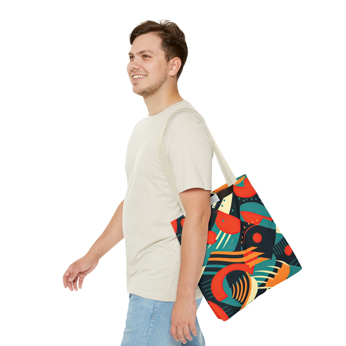 Timeless Techscape. Tote Bag for Everyday Use