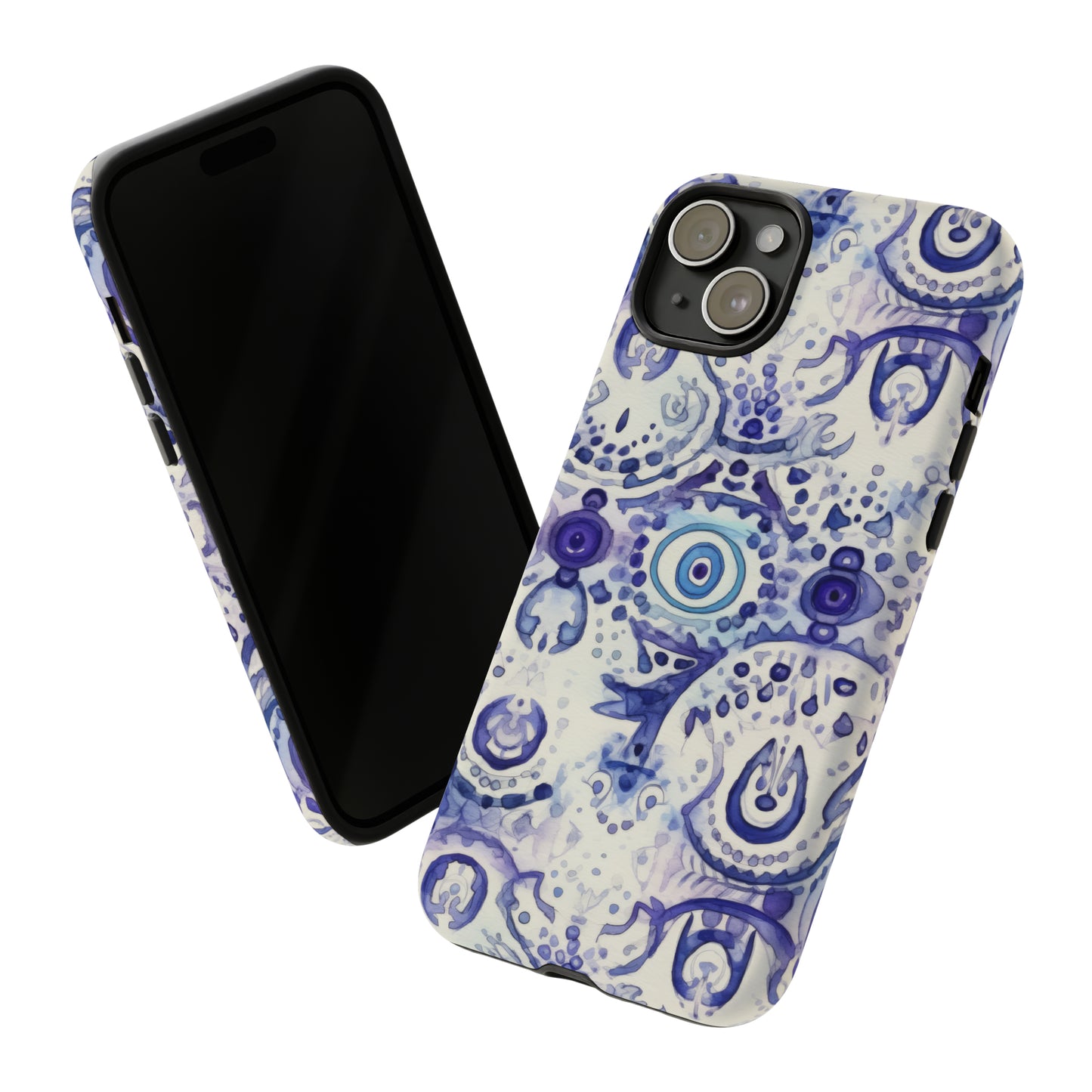 Hamsa Enigma. Evil eye Inspired phone case. – Artistic Expression Meets Protection. Tough Cases