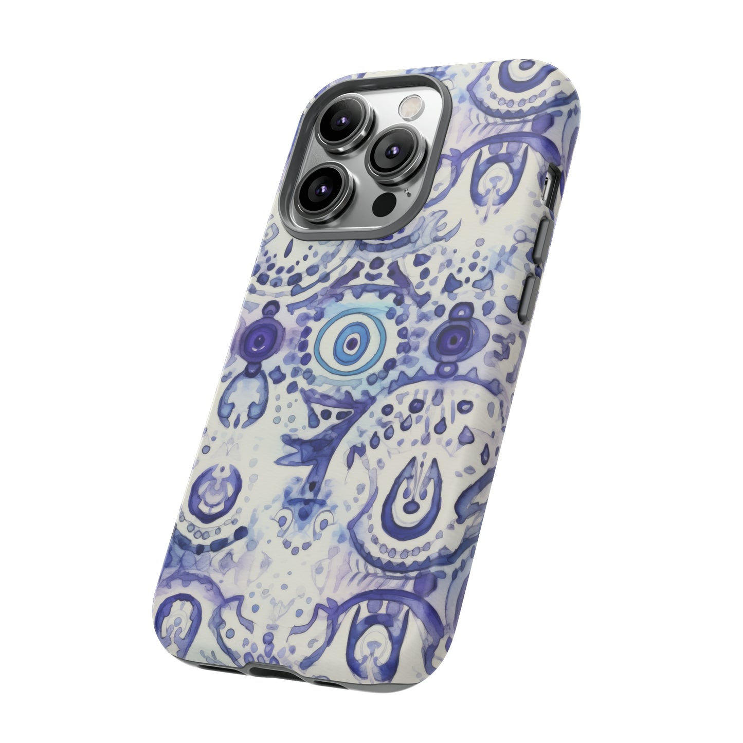 Hamsa Enigma. Evil eye Inspired phone case. – Artistic Expression Meets Protection. Tough Cases