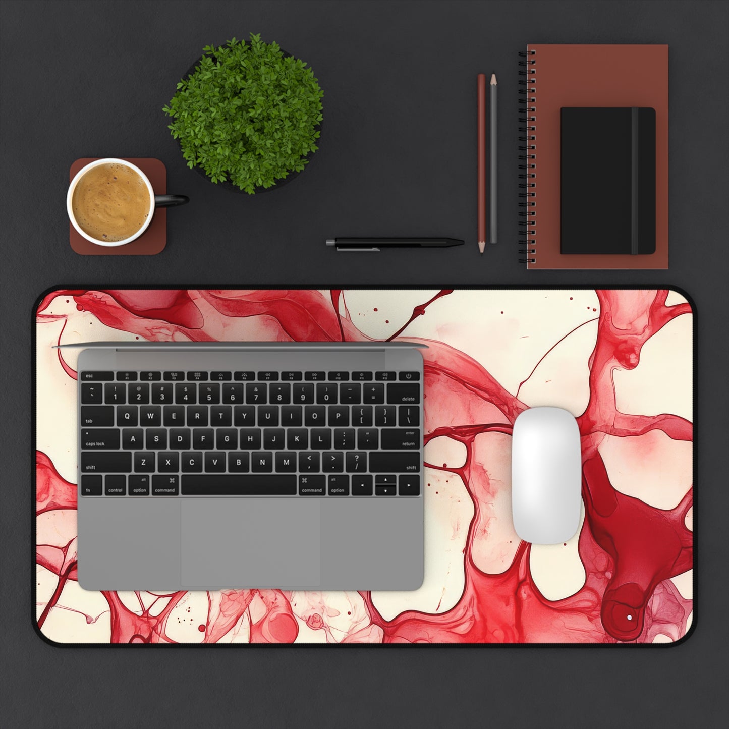 CherryLuster Desk Mat - Stylish Office Organizer