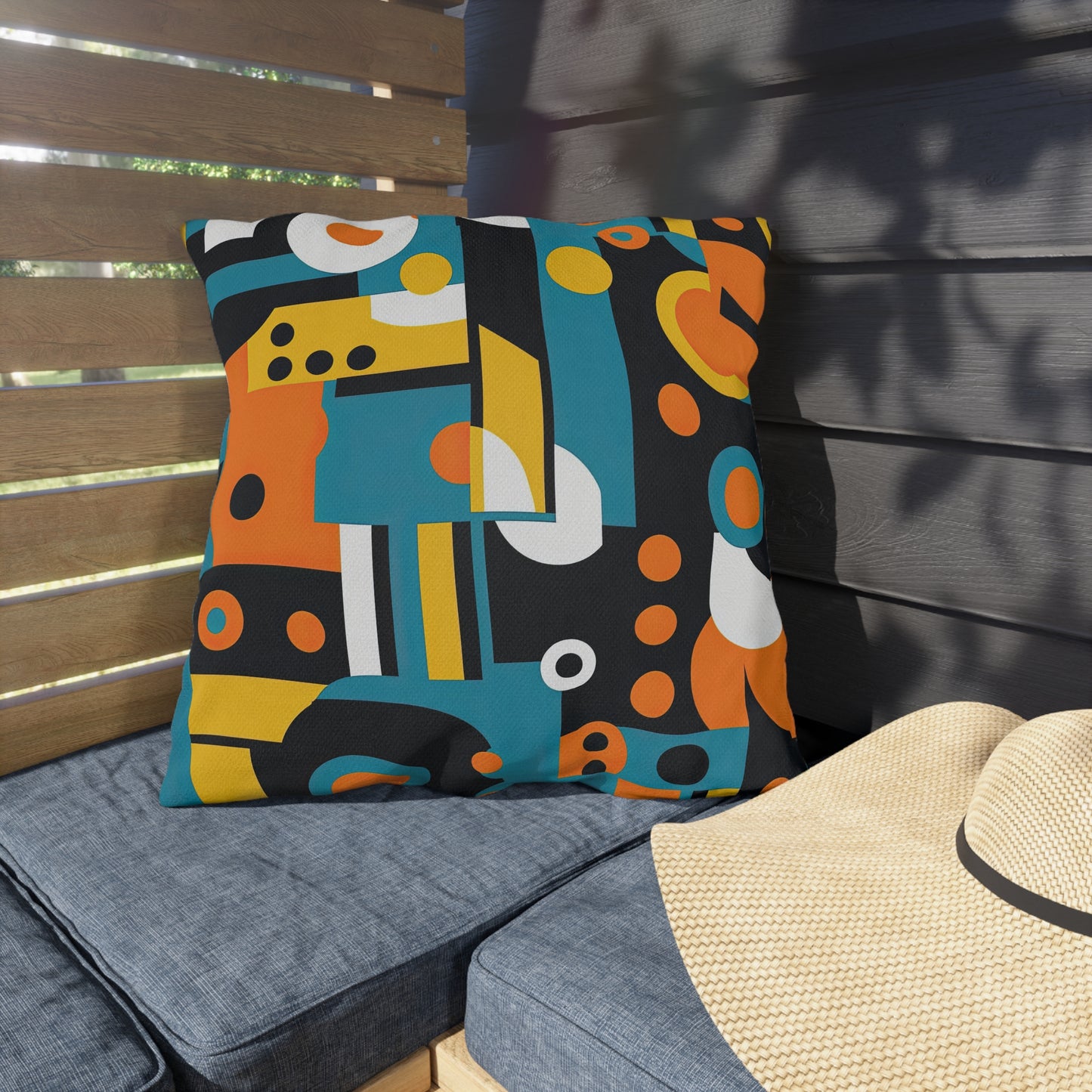 Analog Alchemy. Retro Pop Art Outdoor Pillows