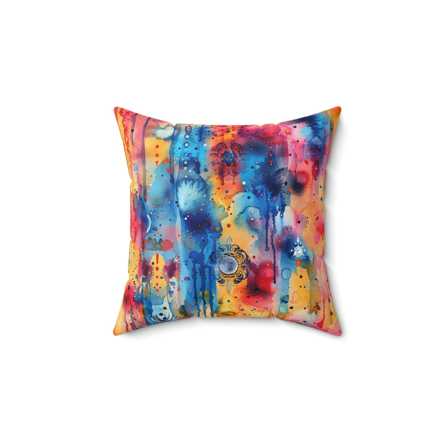 Hamsa bright Aura- Decorative Spun Polyester Cushion