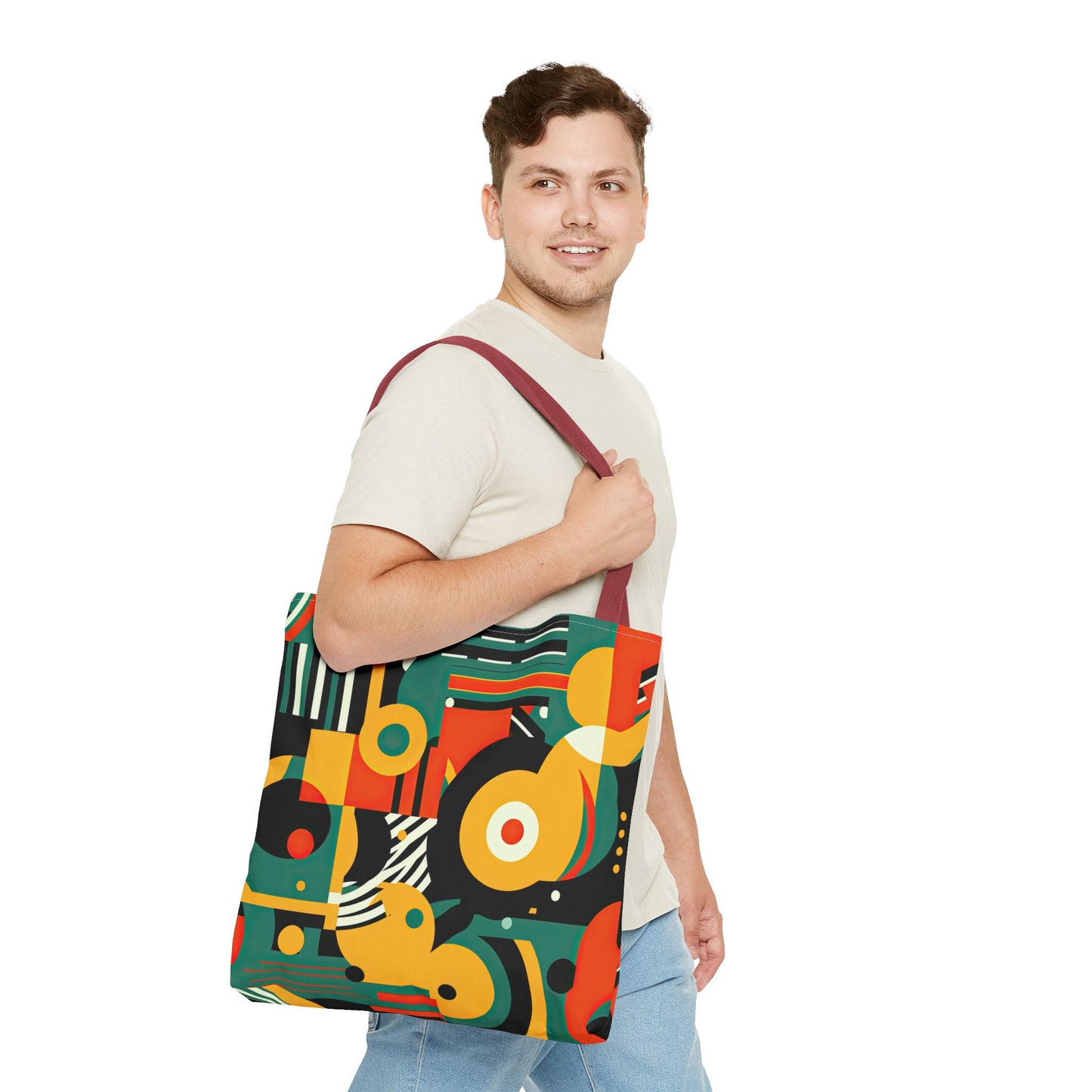 Galactic Groove. Tote Bag for Everyday Use