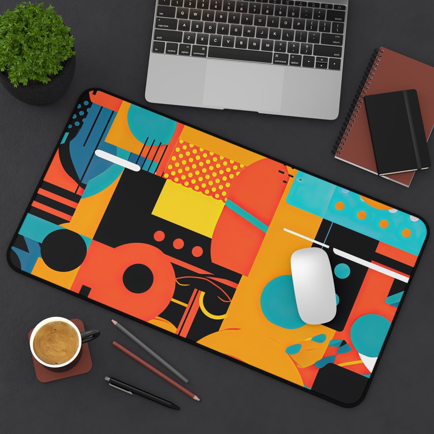 Quantum Quasar . Desk Mat - Stylish Office Organizer