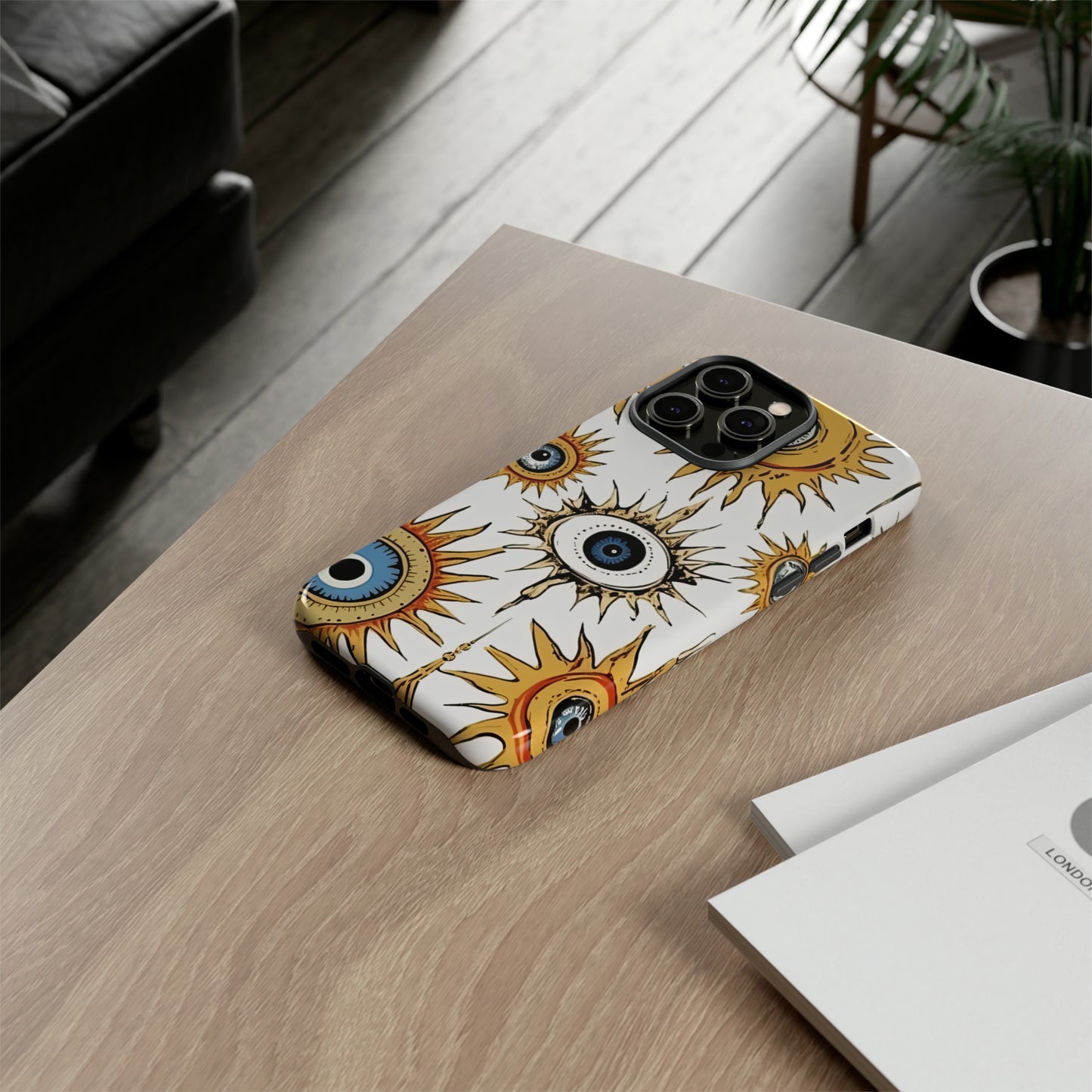 Ethereal Eyeful. Evil eye Inspired phone case. – Artistic Expression Meets ProtectionTough Case